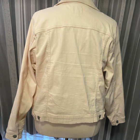 EUC Torrid peach Denim jacket size 4 - Picture 3 of 4